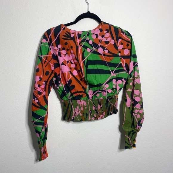 Anthropologie Roopa Pemmaraju Abstract Blouse Size Small - New with Tag - Picture 7 of 10